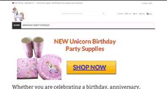 Desktop Screenshot of onlinepartysupply.com